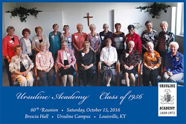 October 15, 2016--Ursuline Academy Class of 1956--60th Reunion